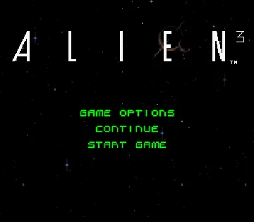 Alien 3 (USA) (Beta) screen shot title